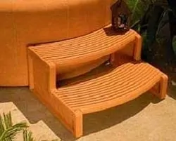 inflatable hot tub non-slip steps